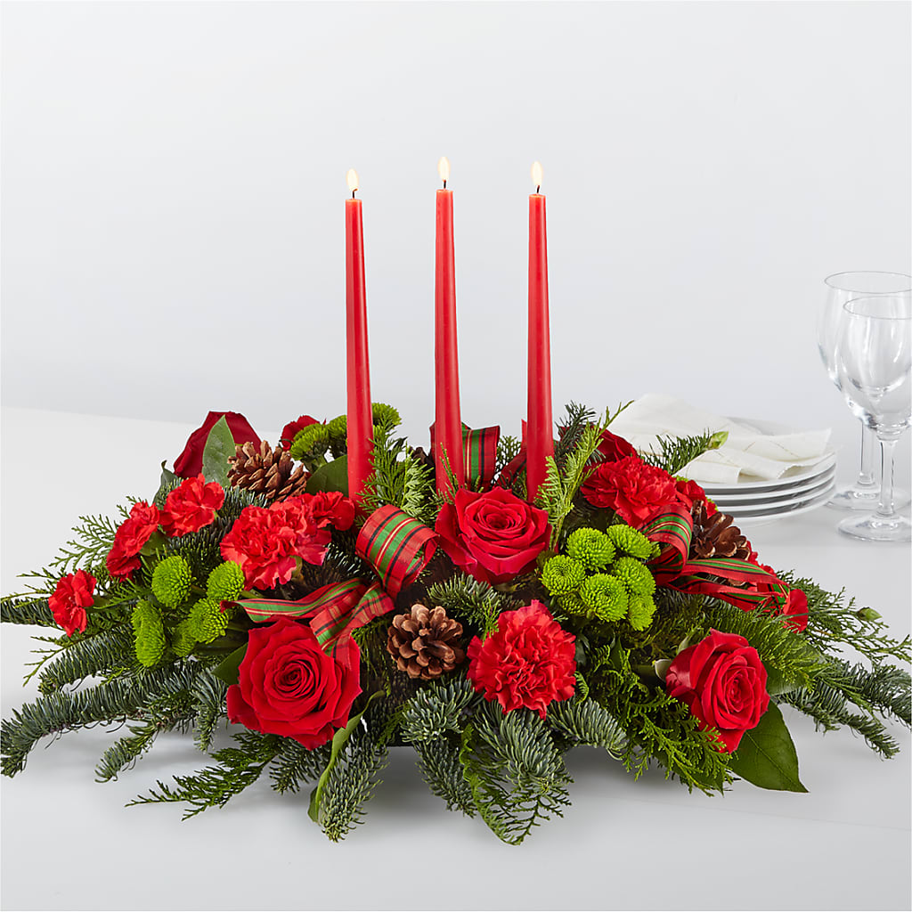 By the Candlelight Centerpiece – Deux Gars Des Fleurs, Sorel PQ
