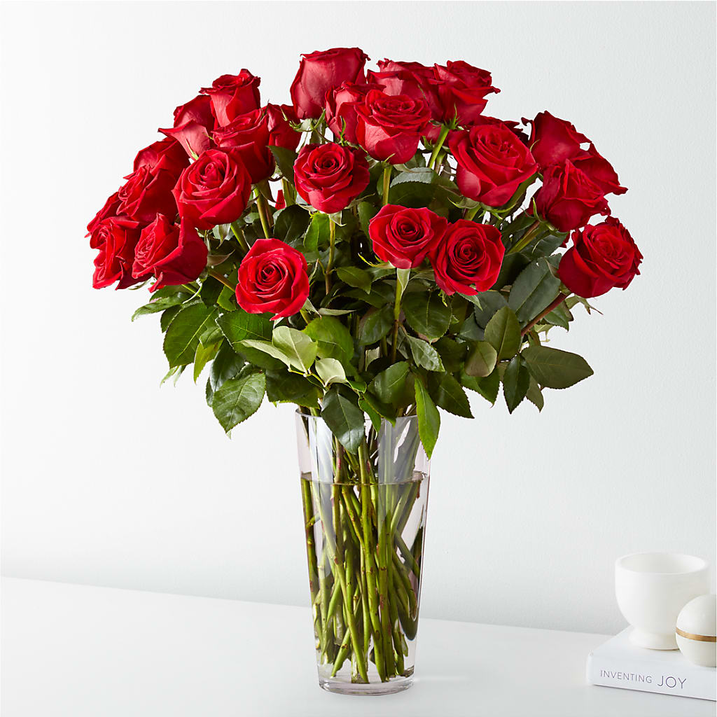 Long Stem Red Rose Bouquet – Deux Gars Des Fleurs, Sorel PQ