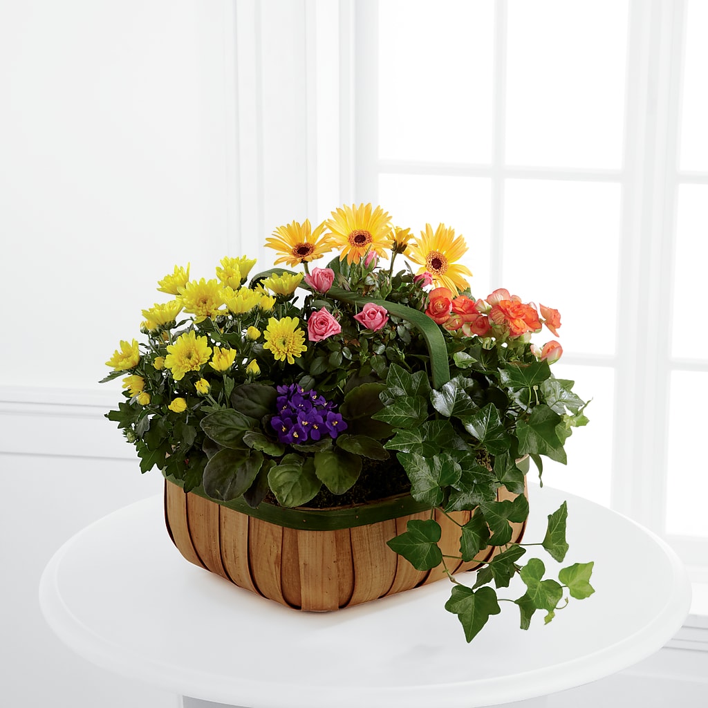 Gentle Blossoms Basket – Deux Gars Des Fleurs, Sorel PQ