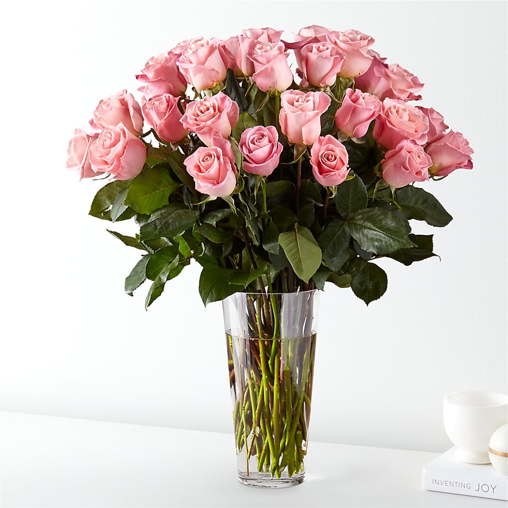 Long Stem Pink Rose Bouquet – Deux Gars Des Fleurs, Sorel PQ