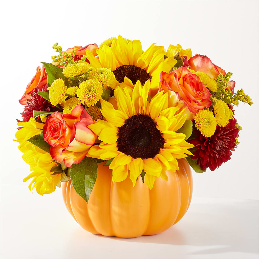 Golden Gourd Pumpkin Bouquet – Deux Gars Des Fleurs, Sorel PQ