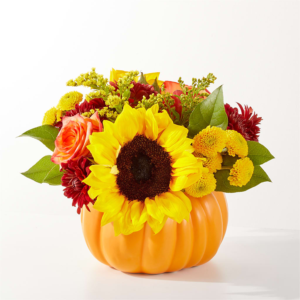 Golden Gourd Pumpkin Bouquet – Deux Gars Des Fleurs, Sorel PQ