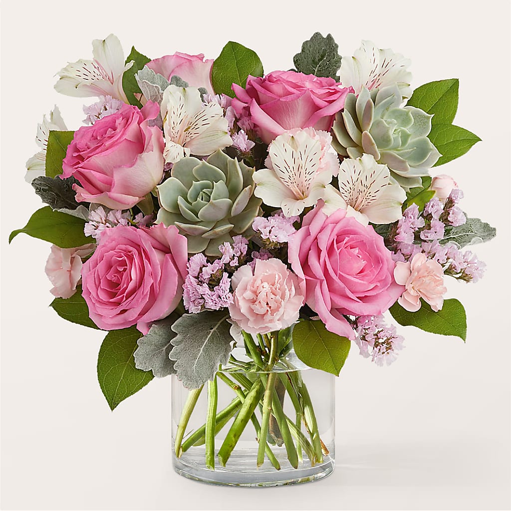 Dusty Rose Bouquet – Deux Gars Des Fleurs, Sorel PQ
