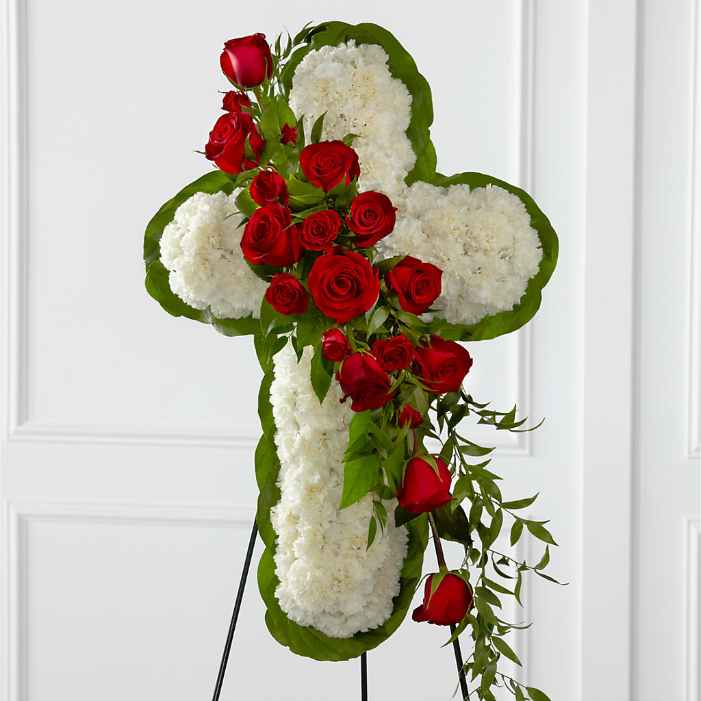 Floral Cross Easel – Deux Gars Des Fleurs, Sorel PQ