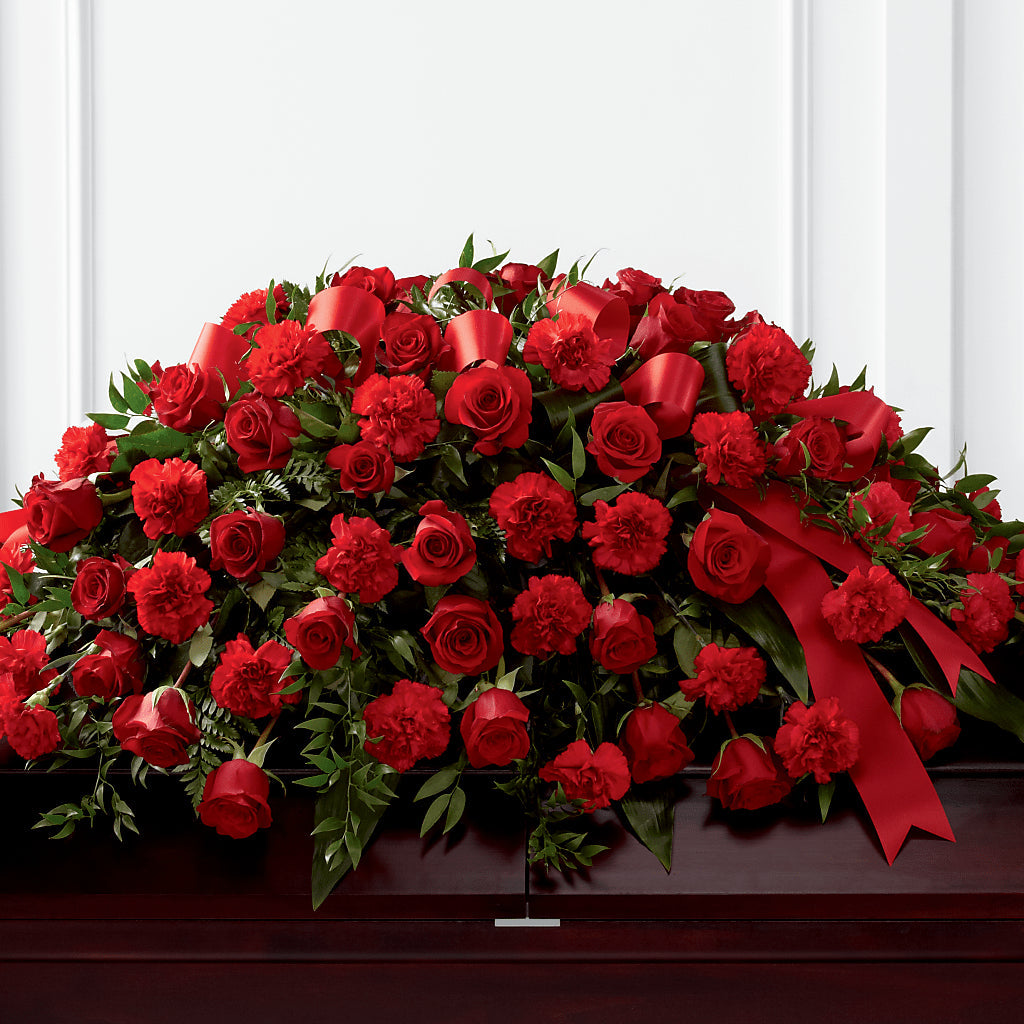 Tribute of Life Casket Spray – Deux Gars Des Fleurs, Sorel PQ