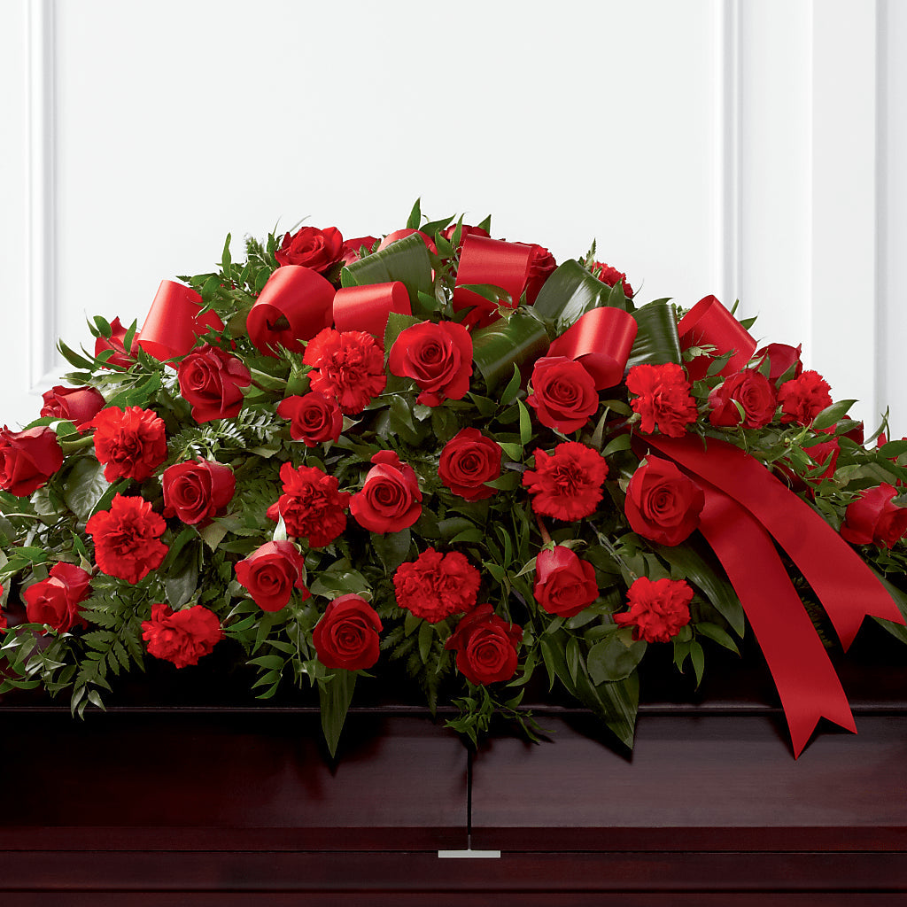 Tribute of Life Casket Spray – Deux Gars Des Fleurs, Sorel PQ