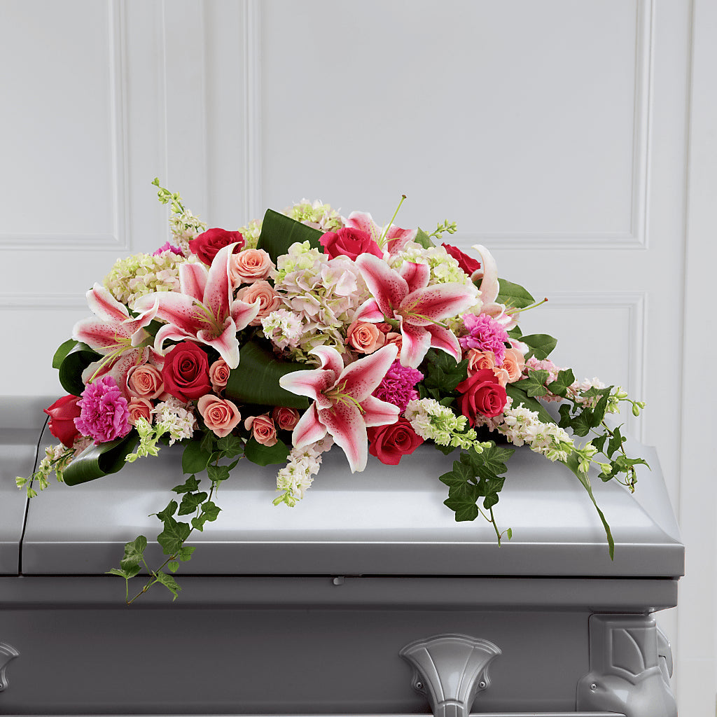 Splendid Grace Casket Spray – Deux Gars Des Fleurs, Sorel PQ