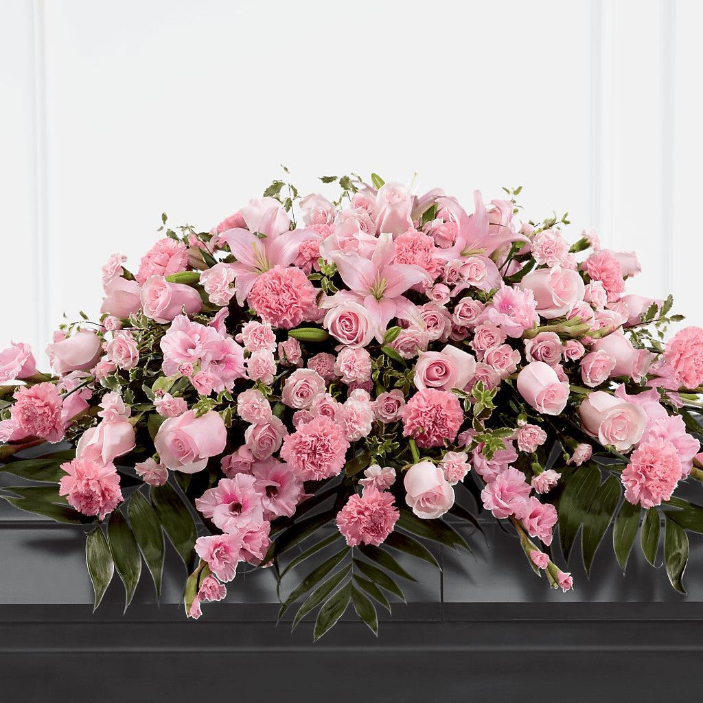 Garden of Comfort Casket Spray (Standard) – Deux Gars Des Fleurs, Sorel PQ