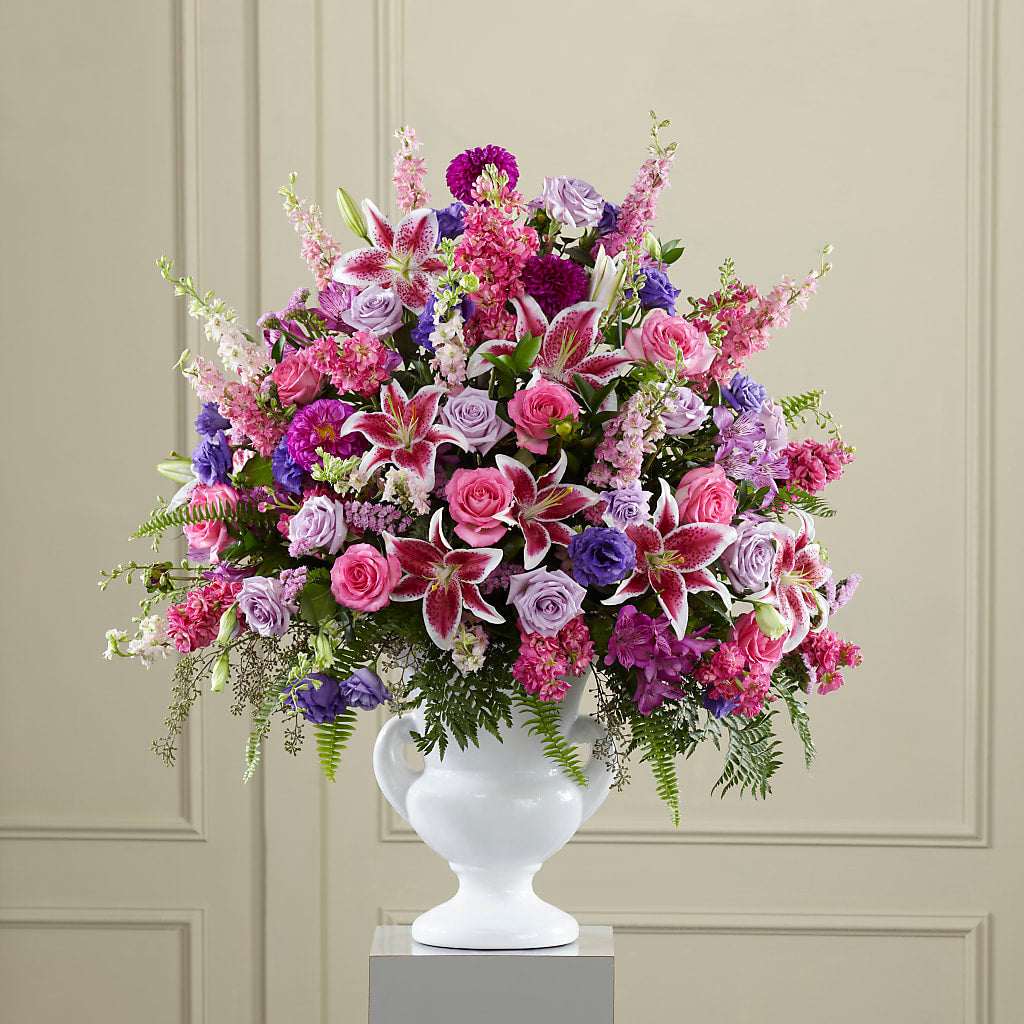 Peaceful Tribute Arrangement – Deux Gars Des Fleurs, Sorel PQ