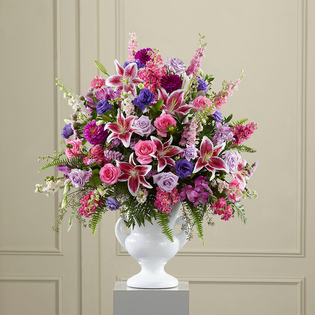 Peaceful Tribute Arrangement – Deux Gars Des Fleurs, Sorel PQ