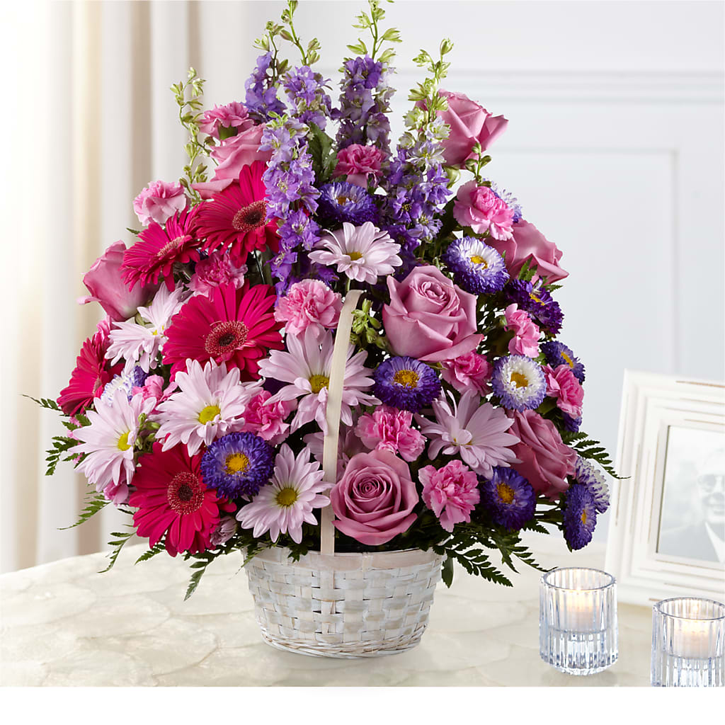 Pastel Peace Basket – Deux Gars Des Fleurs, Sorel PQ