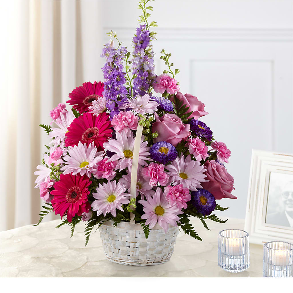 Pastel Peace Basket – Deux Gars Des Fleurs, Sorel PQ