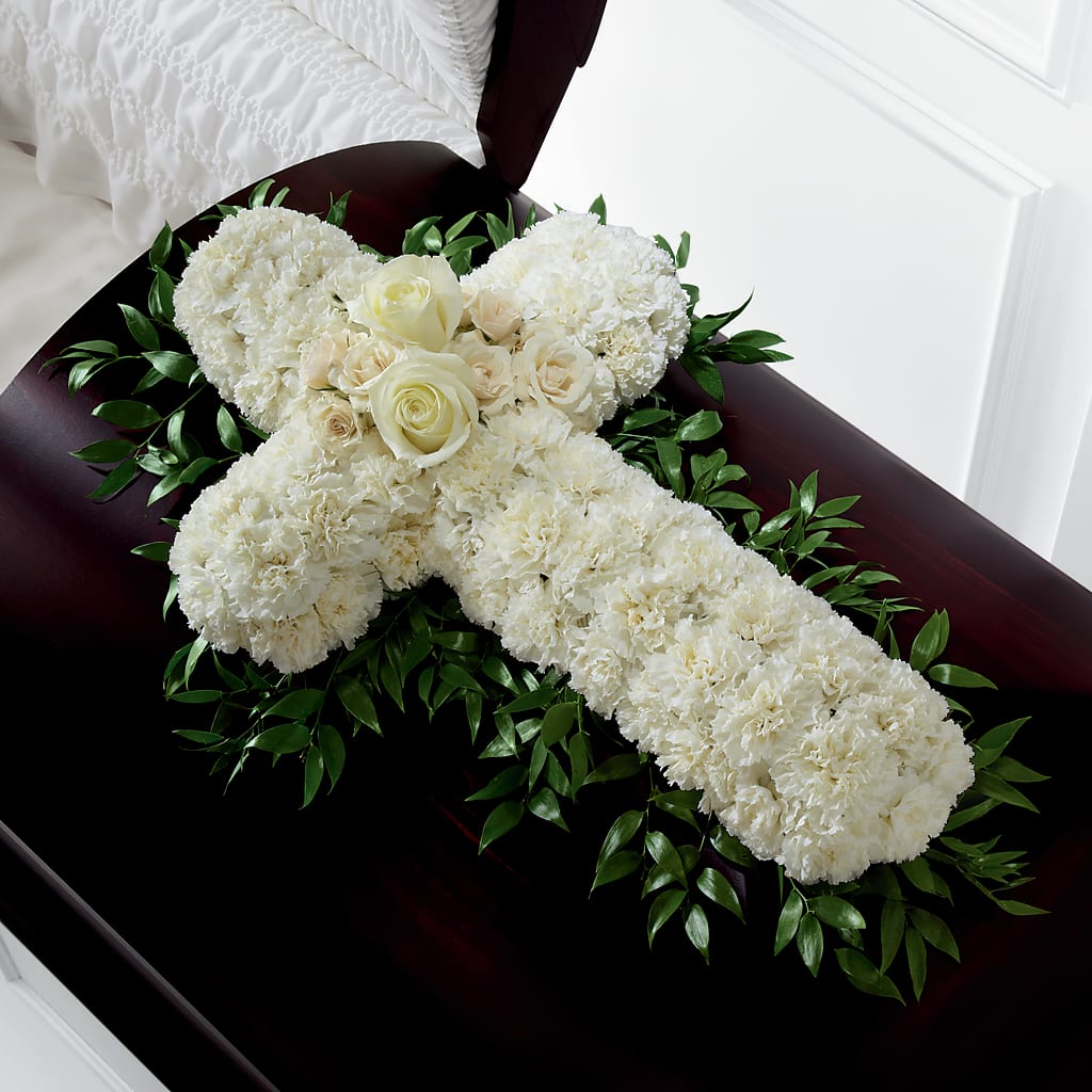 Peaceful Memories Casket Spray (Standard) – Deux Gars Des Fleurs, Sorel PQ