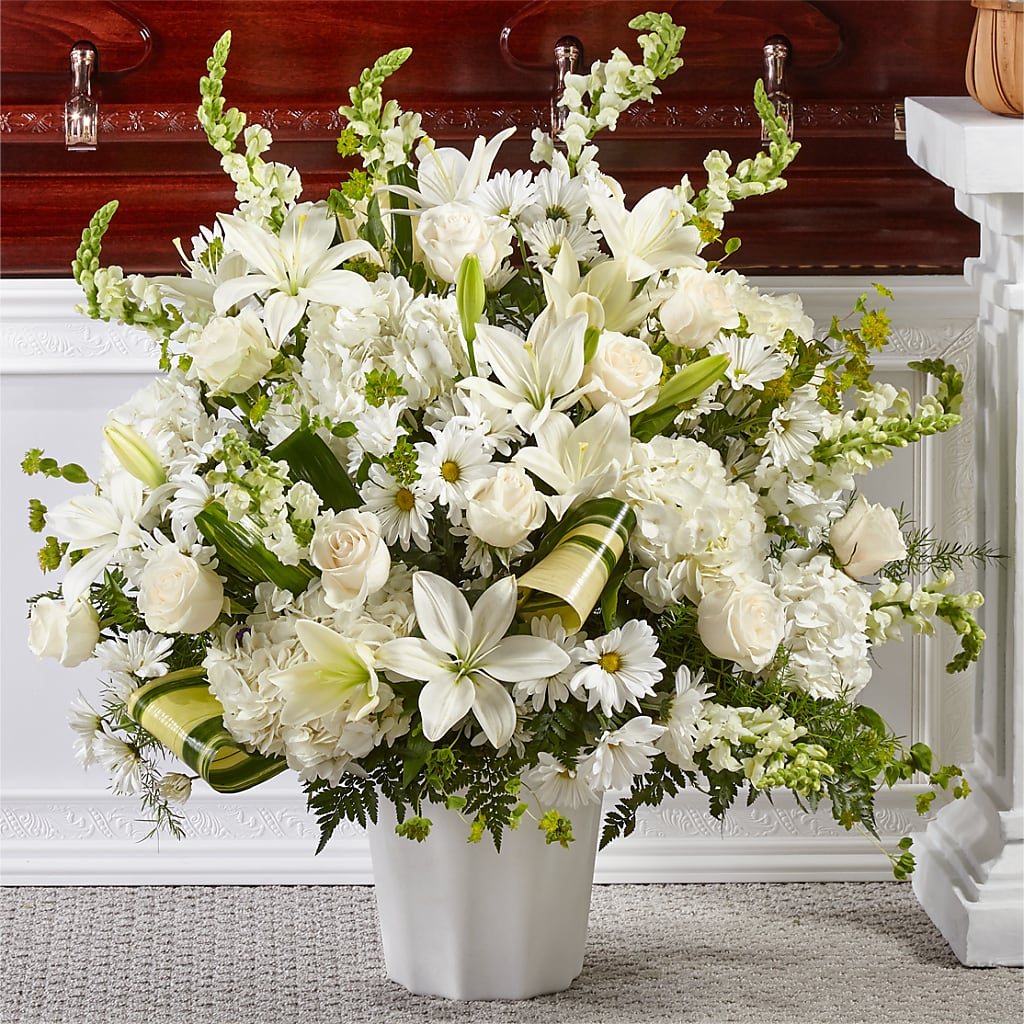 Thoughts of Tranquility Floor Basket – Deux Gars Des Fleurs, Sorel PQ