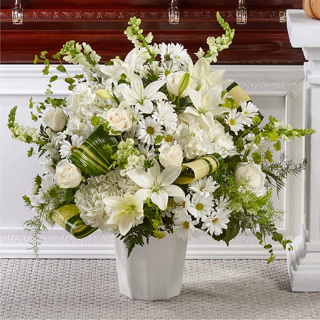 Thoughts of Tranquility Floor Basket – Deux Gars Des Fleurs, Sorel PQ