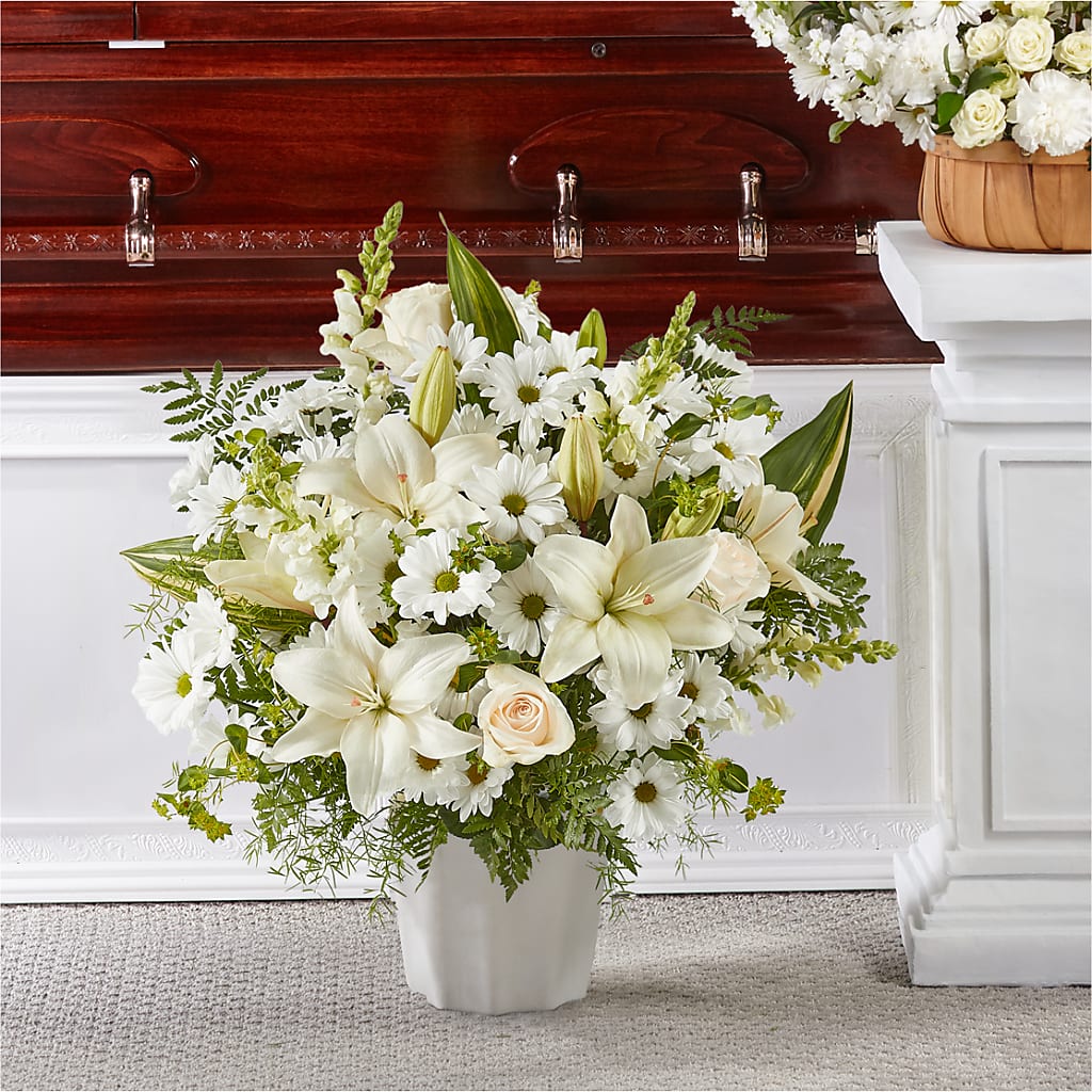 Thoughts of Tranquility Floor Basket – Deux Gars Des Fleurs, Sorel PQ