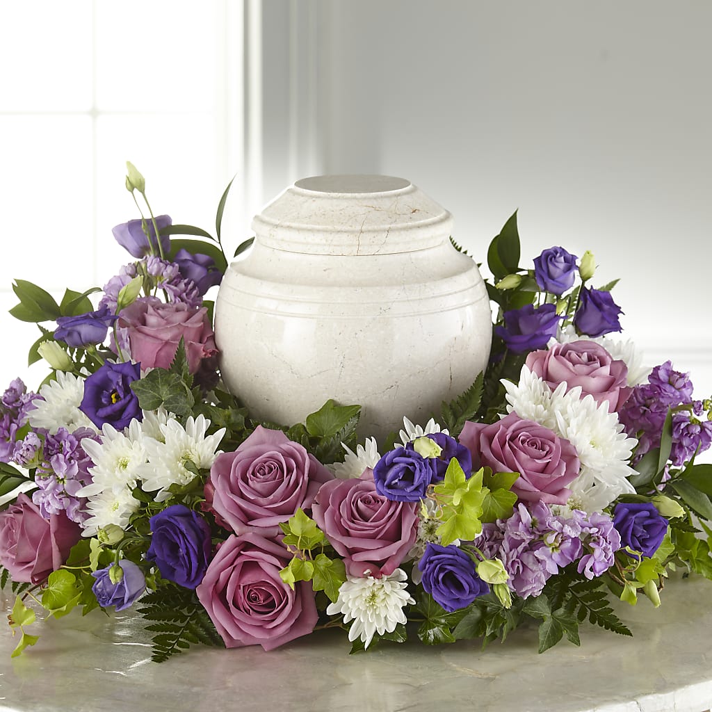 Blooming Sympathy Cremation Adornment – Deux Gars Des Fleurs, Sorel PQ