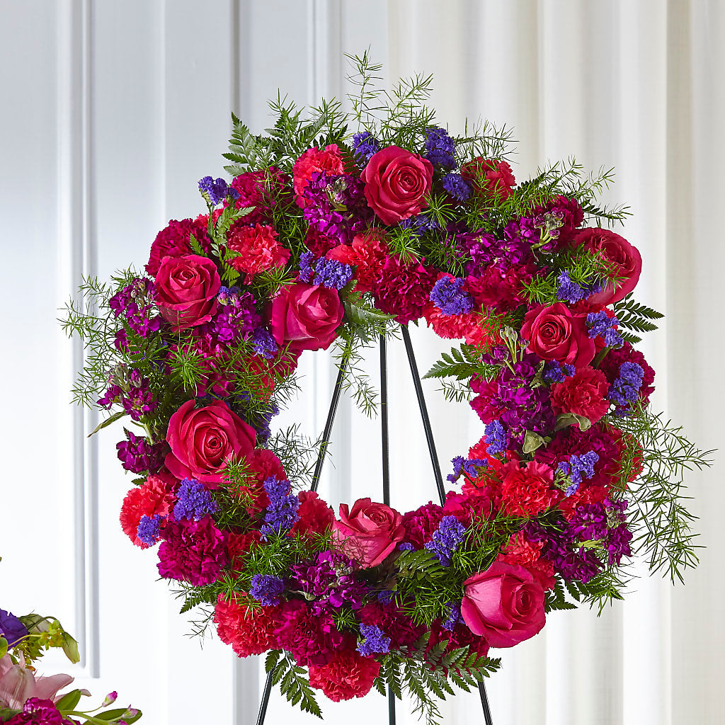 Calming Colors Wreath – Deux Gars Des Fleurs, Sorel PQ