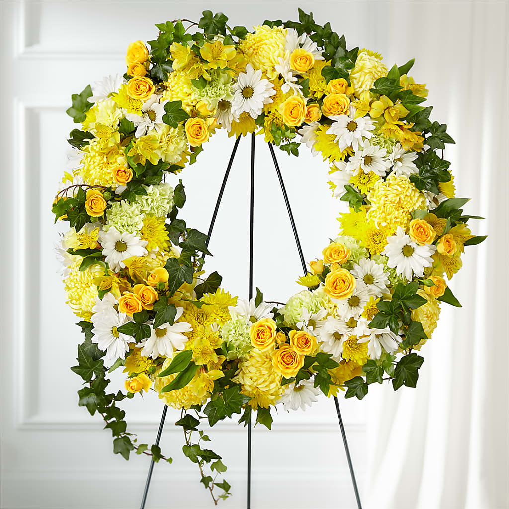 Golden Remembrance Wreath – Deux Gars Des Fleurs, Sorel PQ