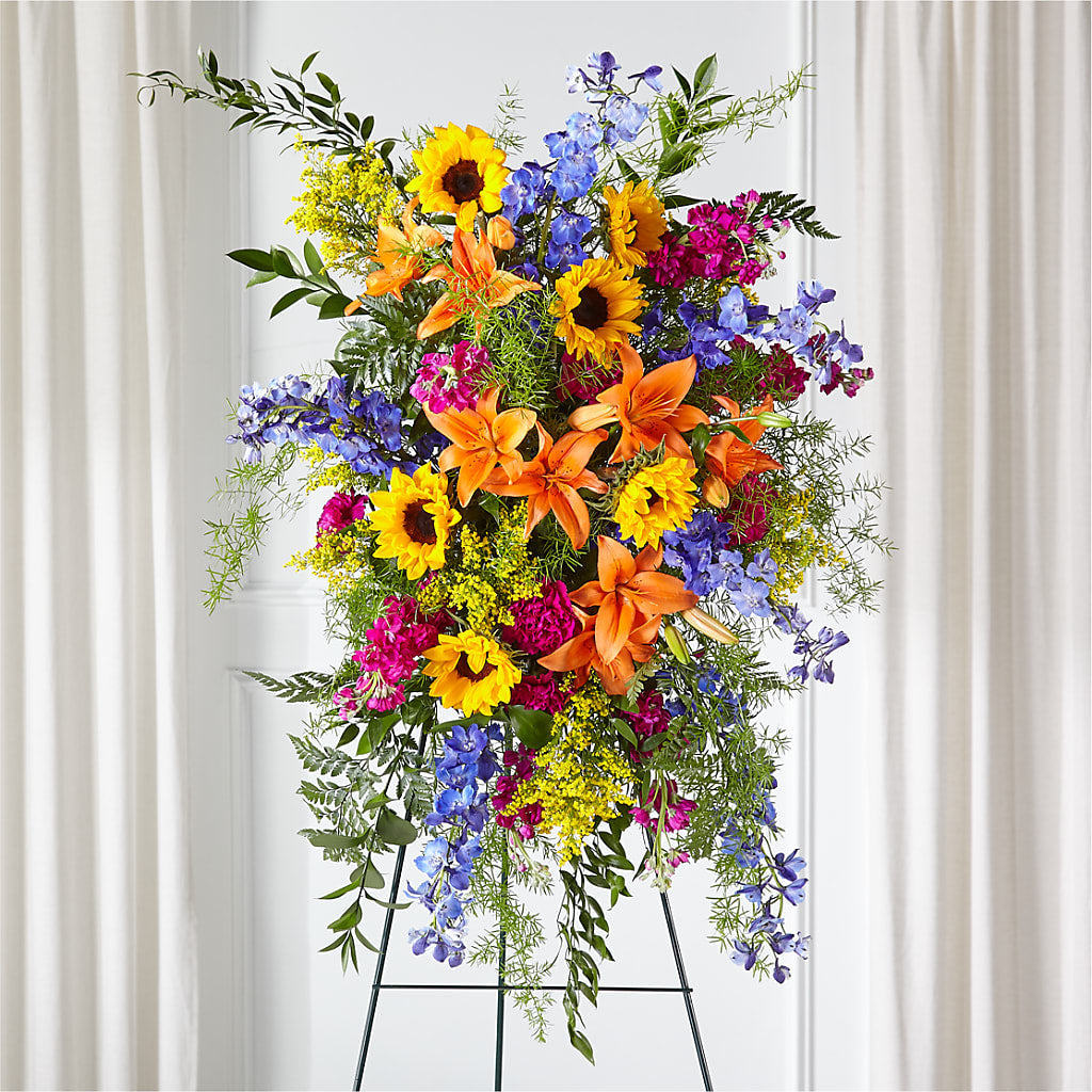 Sunlit Memories Standing Spray (Standard) – Deux Gars Des Fleurs, Sorel PQ