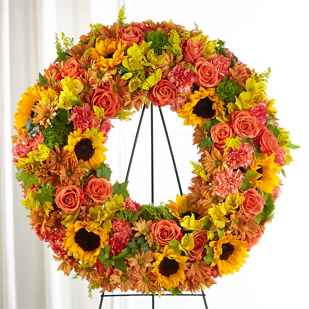Autumnal Memories Wreath (Standard) – Deux Gars Des Fleurs, Sorel PQ