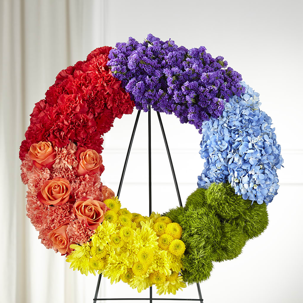 Circle of Love Wreath – Deux Gars Des Fleurs, Sorel PQ