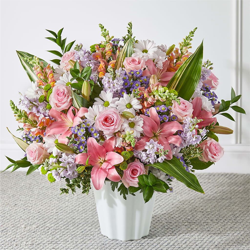 Abundant Compassion Floor Basket – Deux Gars Des Fleurs, Sorel PQ