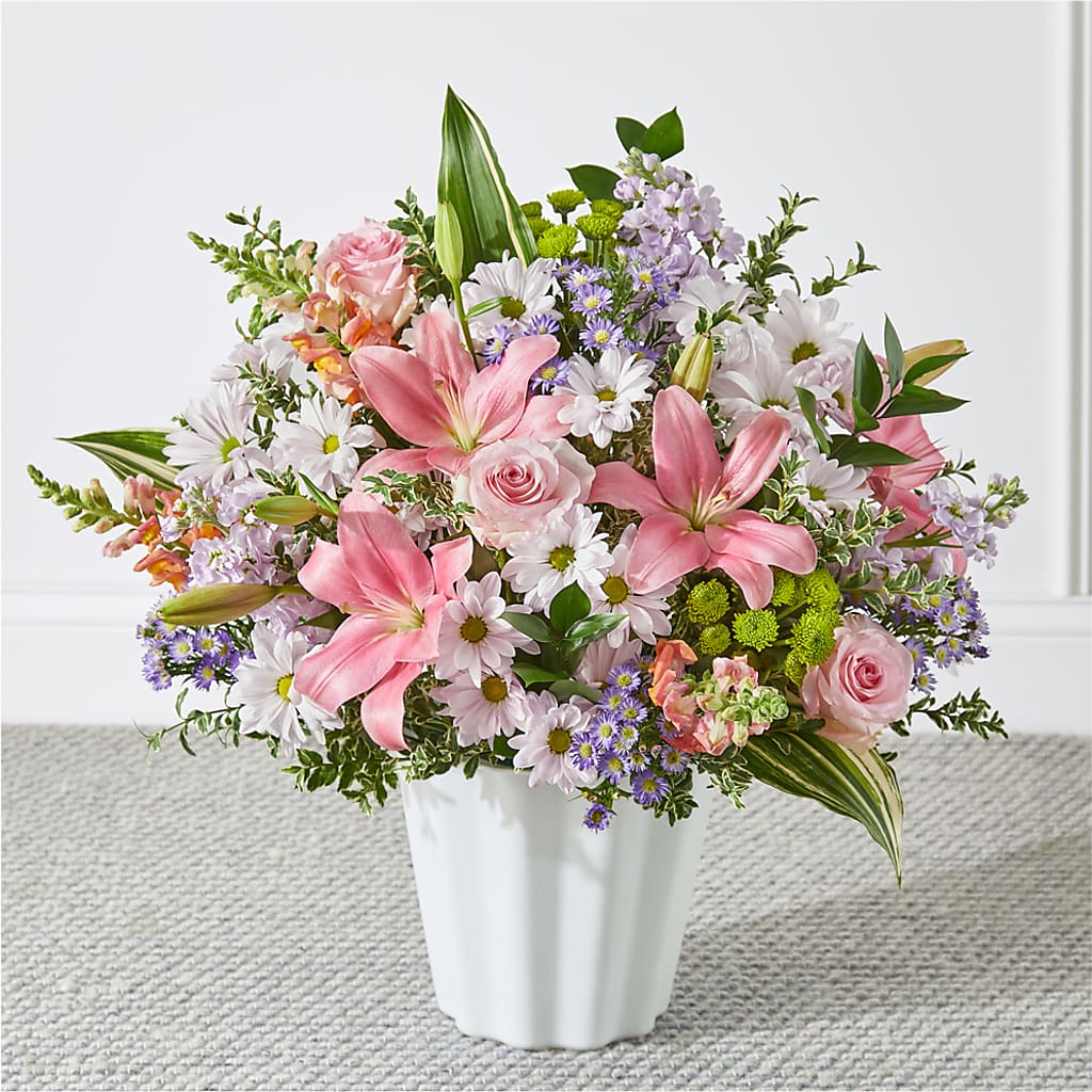 Abundant Compassion Floor Basket – Deux Gars Des Fleurs, Sorel PQ