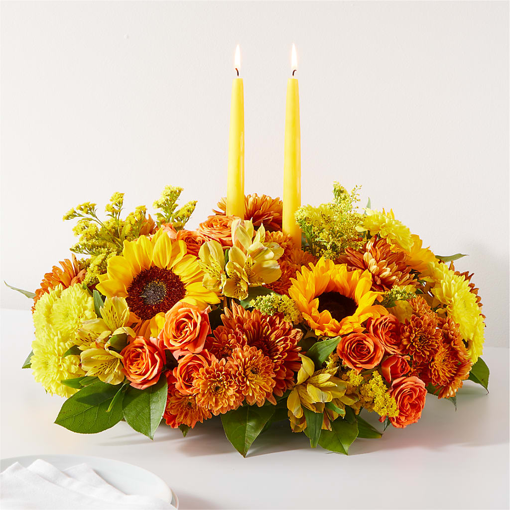 Autumn Harmony Centerpiece – Deux Gars Des Fleurs, Sorel PQ