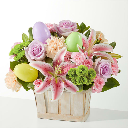 Panier de fleurs Eggcellent