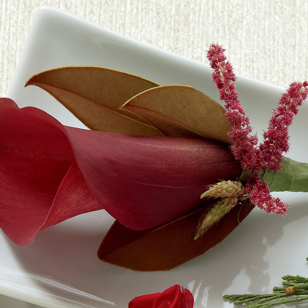 Red Calla Boutonniere – Deux Gars Des Fleurs, Sorel PQ
