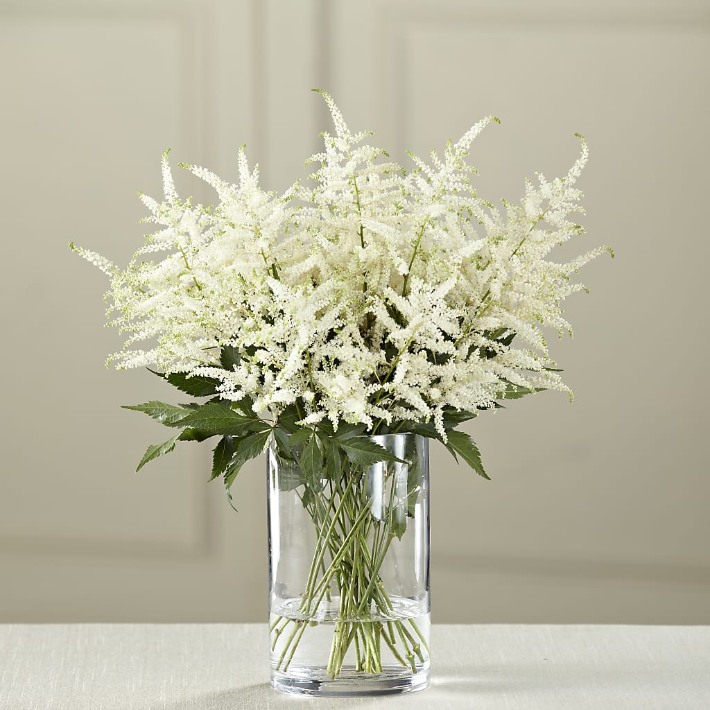 White Astilbe Bouquet – Deux Gars Des Fleurs, Sorel PQ