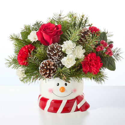 Jolly Snowman Bouquet –  Deux Gars Des Fleurs, Sorel PQ