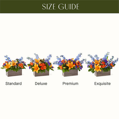 Radiant Citrus Box Bouquet –  Deux Gars Des Fleurs, Sorel PQ