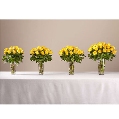 Long Stem Yellow Rose Bouquet –  Deux Gars Des Fleurs, Sorel PQ