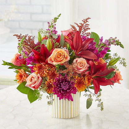Burgundy Landscape Bouquet –  Deux Gars Des Fleurs, Sorel PQ
