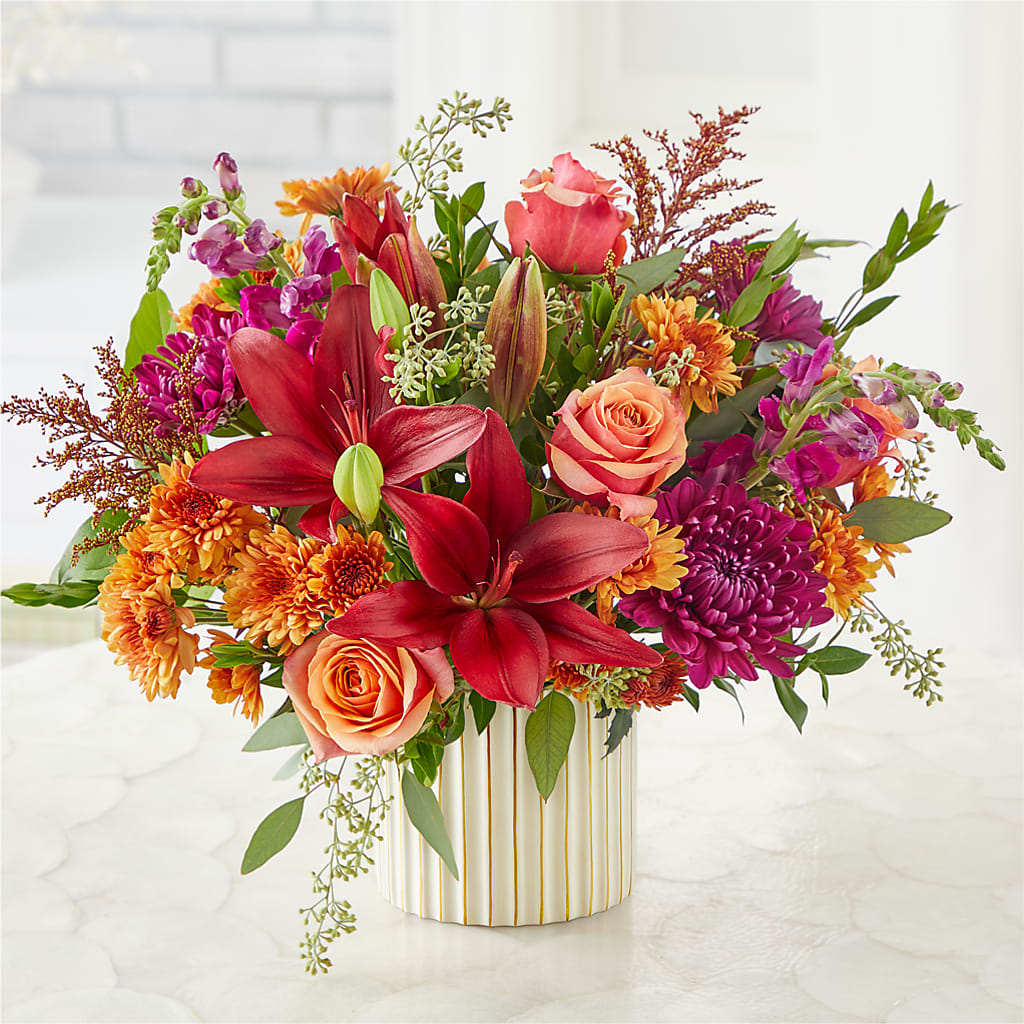 Burgundy Landscape Bouquet –  Deux Gars Des Fleurs, Sorel PQ