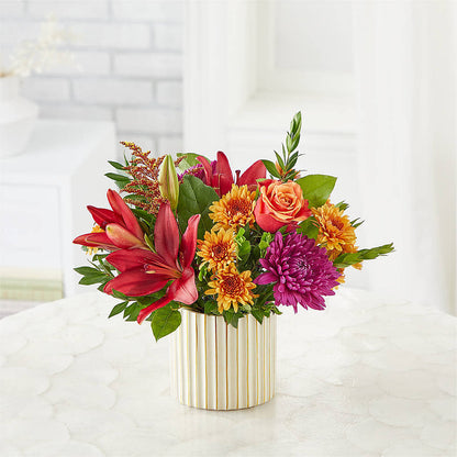 Burgundy Landscape Bouquet –  Deux Gars Des Fleurs, Sorel PQ