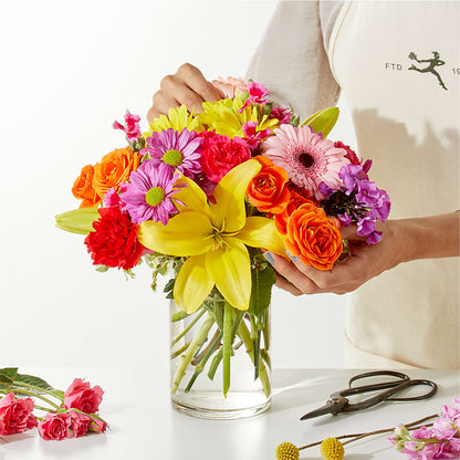 ¡Que salga el confeti! Un original de floristería