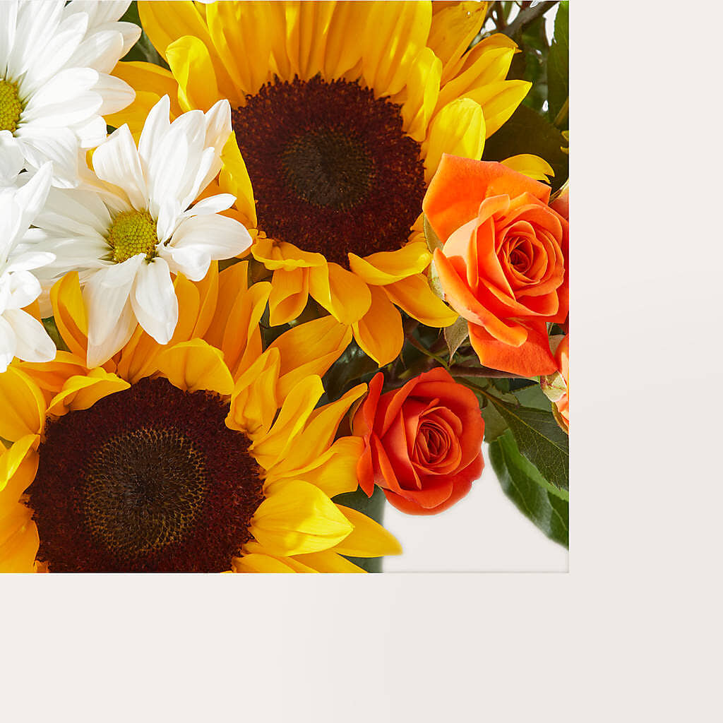Sun-drenched Blooms Box Bouquet –  Deux Gars Des Fleurs, Sorel PQ