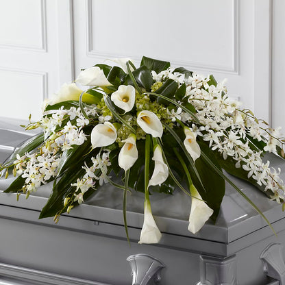Angel Wings Casket Spray –  Deux Gars Des Fleurs, Sorel PQ