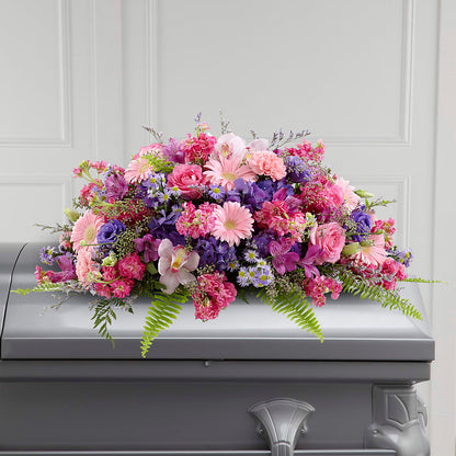Glorious Garden Casket Spray –  Deux Gars Des Fleurs, Sorel PQ