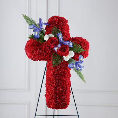 Faithful Hero Floral Cross –  Deux Gars Des Fleurs, Sorel PQ