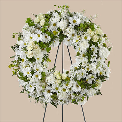 Faithful Wishes Wreath –  Deux Gars Des Fleurs, Sorel PQ