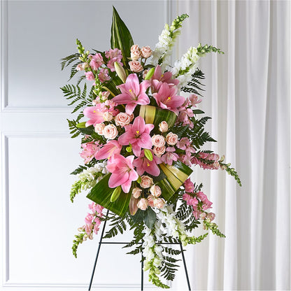 Elegant Embrace Standing Spray –  Deux Gars Des Fleurs, Sorel PQ