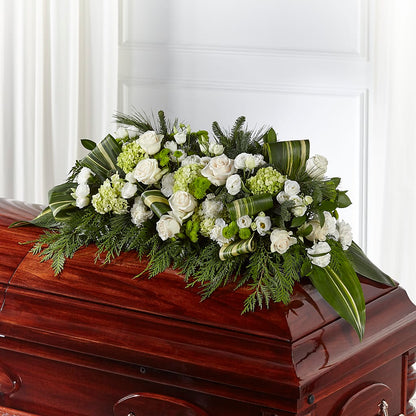 Hopeful Gesture Casket Spray –  Deux Gars Des Fleurs, Sorel PQ