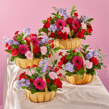 Pink Picnic Basket –  Deux Gars Des Fleurs, Sorel PQ