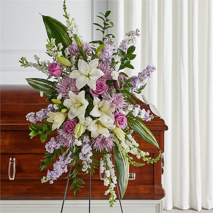 Grateful Hearts Standing Spray –  Deux Gars Des Fleurs, Sorel PQ