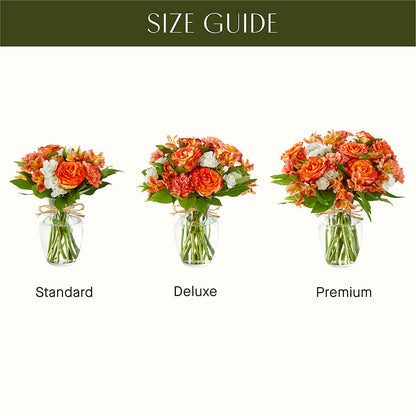 Apricot Glow Bouquet –  Deux Gars Des Fleurs, Sorel PQ