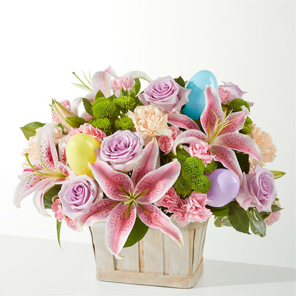 Panier de fleurs Eggcellent